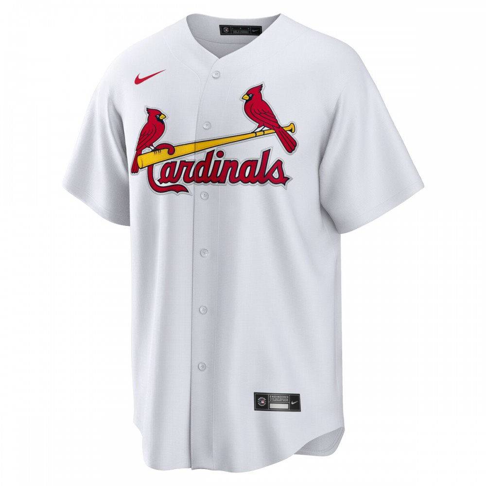 Jordan Walker St. Louis Cardinals Home Official Replica Player Jersey - White-Pro Kit Vault | Brand New 26/27 Sports Jerseys